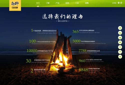 体育用品行业案例-趣野户外生活馆